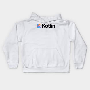 Kotlin logo - programming language Kids Hoodie